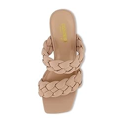 CUSHIONAIRE Women's Aurora braided platform sandal