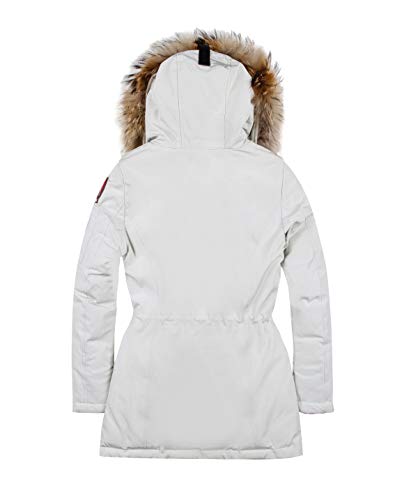 white winter jacket womens