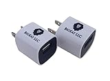 BigKat LLC, USB Wall Charger Single Port (5V-1Amp) iPhone Charger Plug - iPhone 7 / 6 / 5 / 4 (2 PACK)