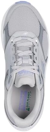 Ténis femininos Go Run Consistent 2.0 Advantage, acabamento em pele cinzenta lavanda, 40 EU