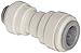 John Guest Acetal Copolymer Tube Fitting, Reducing Straight Union, 3/8