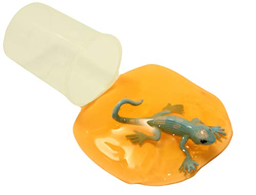 Bulk - 12 Lizard Slimes - Fun Slime with Reptile Figurine - Putty - Goo - Party Favors and Goodie Bags