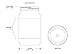 BearCreekMall (Pack of 6) 16 Oz. Clear Plastic PET Round Wide-mouth Jars with White Caps