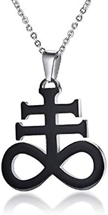 Amazon.com: HZMAN Unisex Stainless Steel Church of Satan Satanic