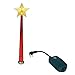 Magic Light Wand (Red – Remote Control with Enchanting Sound for Decorative Lights! Use with Christmas Trees, Night Lights, Festive String Lights and More