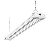 42W Linkable LED Shop Light for Garage BBOUNDER 4FT 5000K Daylight Super Bright Garage Light Surface and Hanging Mounting for Warehouse Basement Garage Workbench Recreation Room (1Pack)