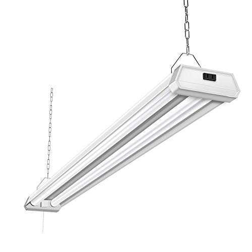 42W Linkable LED Shop Light for Garage BBOUNDER 4FT 5000K Daylight Super Bright Garage Light Surface and Hanging Mounting for Warehouse Basement Garage Workbench Recreation Room (1Pack)
