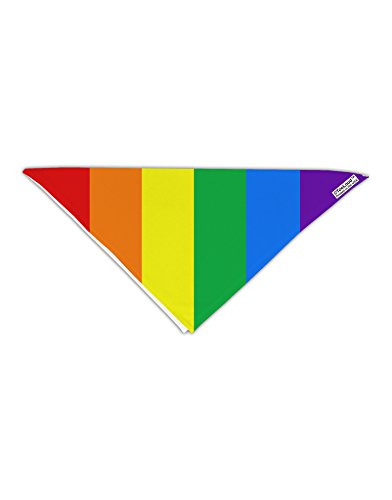 TooLoud Rainbow Vertical Gay Pride Flag Adult 19" Square Bandana All Over Print