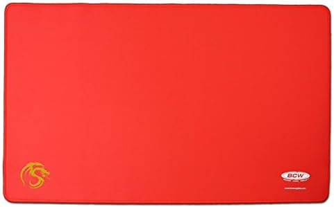 Red Play Mat with Stitched Edging
