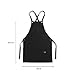 YJH Heavy Duty Canvas Work Apron with Tool Pockets.Tool Aprons for Men and Women.Adjustable Cross-Back Straps.M to XXL.