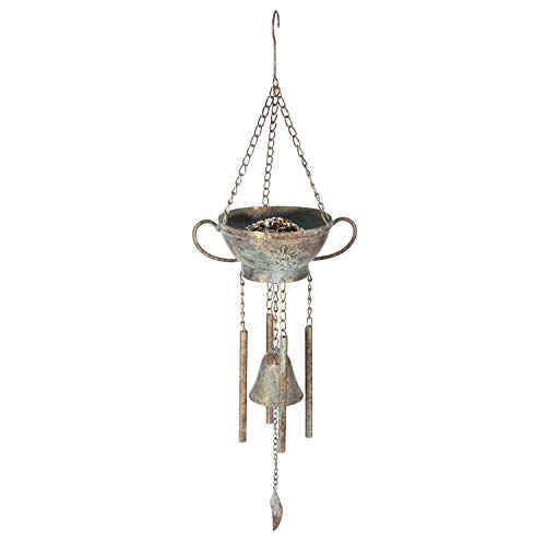 Kimdio Bird Feeders for Outside Wild Bird Feeder for Finch, Bell Seed Tray, Attractive & Long Lasting, Outdoor Garden Backyard Decorative Great for Attracting Pet Hummingbird Feeder with 5.7 inch