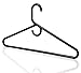 Made in USA Heavy Duty Plastic Clothes Hangers Bulk, 20 30 50 100 Pack Available, Strong Plastic Hangers, Jacket Coat Hangers, Thick Plastic Hanger for Closet and Clothing Hangars (36pk Black)