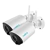 Wireless Outdoor Security Camera – 1080P HD, Solar Powered Rechargeable Battery, Cloud Storage, 2-Way Talk, Home…