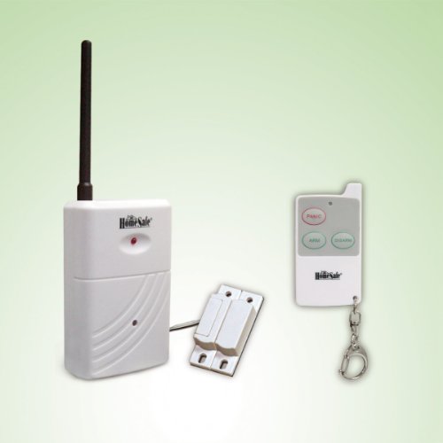 GSI Quality Door And Window Sensor With High Output Alarm Siren - Remote Control With Panic Button - Anti Intruder Security Device