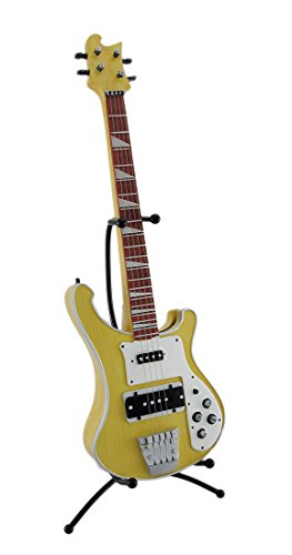 Zeckos Electric Bass Guitar Coin Bank Piggy Bank w/Stand