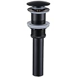 ZASLEME Bathroom Sink Drain Without Overflow, Push