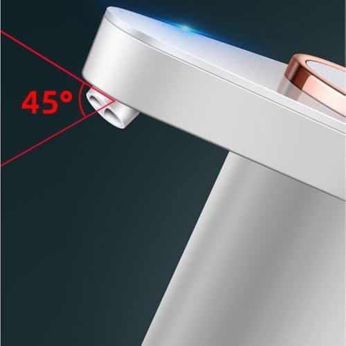 BOMBA DE ÁGUA ELÉTRICA AUTOMÁTICA PARA GALÃO – Recarregável USB, Fluxo Rápido 4X Mais Potente, Saída de Água Dupla – Ideal para Galões 5L, 10L e 20L (Preto)