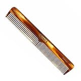 Kent Hand-Made 158mm Coarse/Fine General Grooming Comb - 2T