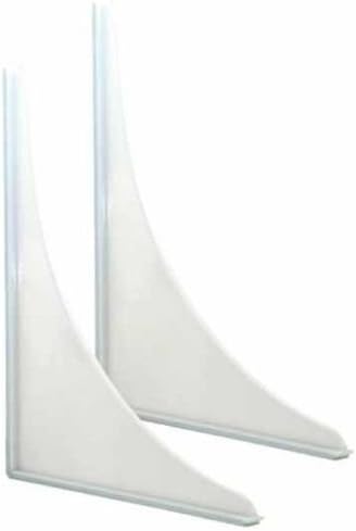 Tub Guard Water Splash Guard 7" X 9" Shower Splash Guard White 2 Total