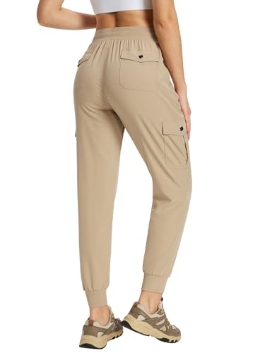 KWZ Women's Lightweight Cargo Joggers