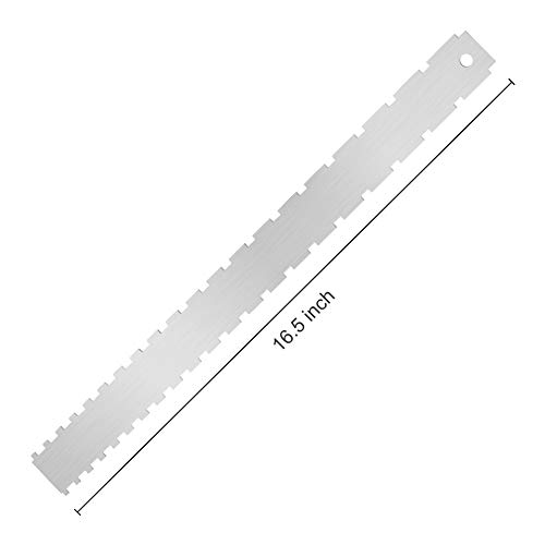 Guitar Neck Notched Straight Edge Fret Rocker String Height Gauge, Luthiers Tool for Guitar Fretboard and Frets