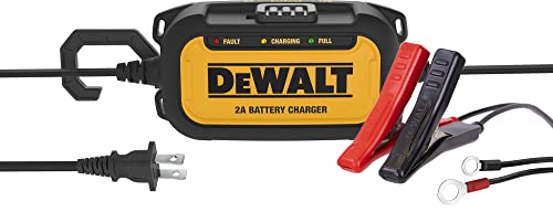 Photo 1 of DeWalt DXAEC2 Professional 2 Amp Automotive Battery Charger and Maintainer, Yellow