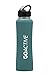 GO Active Insulated Water Bottle with Straw. Stainless Steel Double Wall Sport bottle featuring ActiveLock thermal vacuum keeps ice over 24 hours! Durable, Portable (Aqua Green, 32 oz)