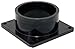 Valterra Black T1006 Flanged Valve Fitting-3" Spigot, I.D. 3.000" x O.D. 3.500" primary