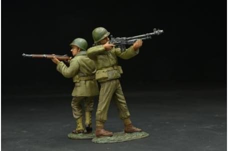 Figarti Miniatures ETA-054 Late War GI's - Lock And Load Two Figures WWII Collectible Toy Soliders