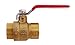LDR 022 2265  1-inch IPS Full Port Heavy-Duty FIP Ball Valve Lead-Free Brass
