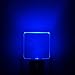 UL Listed 0.5W Plug in LED Blue Night Light, Dusk to Dawn Sensor, 2 Pieces