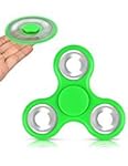 FridayFun For Green Tri-Spinner Fidget EDC ADHD Foucus Training Toy With Longer Rotation and Stable Bearing ,Best For Anxiety Relief and Deep Thought