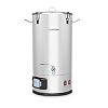 Klarstein Maischfest-ketel, puree, bierbrouwsysteem, 2 niveaus: 1500/3000 W, volume: 30 liter, 5-delige set, filteremmer…