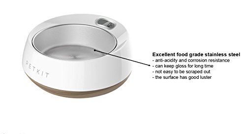 image for PETKIT SAB2BLA Fresh Metal Digital Pet Bowl, Blue-White