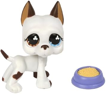 Hasbro 577 Poupée Petshop Single B Chien Blanc Avec