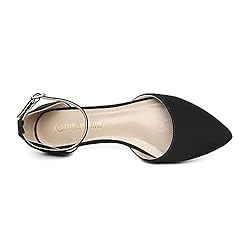 DREAM PAIRS Womens Flapointed-New D'Orsay Ballet