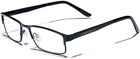 Metal Wire Rim Rectangular Frame Reading Glasses with Spring Hinge Various Strengths and Colors LARGE SIZE