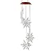 Missbee Color-Changing LED Solar Mobile Wind Chime LED Changing Light Color Waterproof Snowflake Wind Chimes for Home//Night/Garden/Festival Decor (Snowflake)