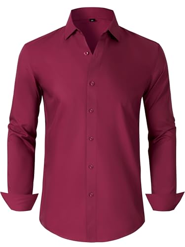 GIANZEN Men's Business Casual Dress Shirt