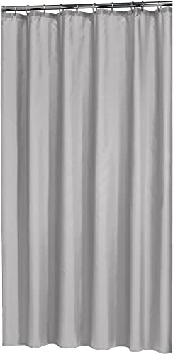 Sealskin Granada Shower Curtain, PEVA, Light Grey, 180 x 200 cm