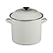 Le Creuset N4100-2016 Enamel On Steel Stockpot, 6 quart, White
