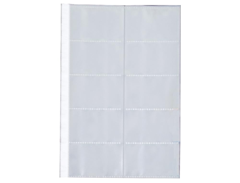 liderpapel RP02 – Pack of 10 Pockets for Cards, A4