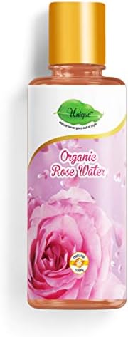 Unique Naturals Pure Edible Rose Water - (1 Litre) - 100% Natural with No adulteration