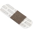 Silverlon Adhesive Bandage Strips - Multi-Layer, Sterile, Non-Adherent - Silver-Plated Dressings for Wound Care and Injuries - 1" x 3", 24 Pack