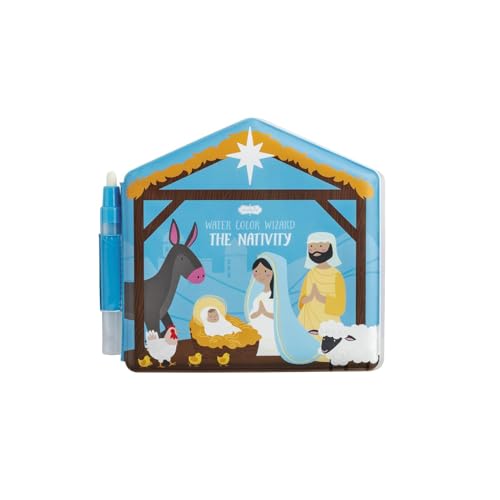 Mud Pie Kids Christmas Nativity Water Wizard Book