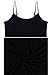Vislivin Women's Basic Solid Camisole Adjustable Spaghetti Strap Tank Top