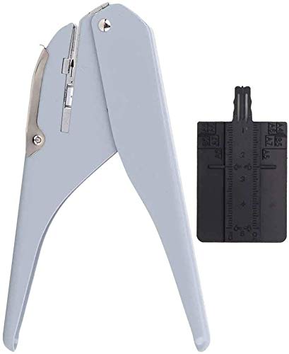 Mushroom Hole Puncher, Compact Single Hole Punch for Office School Notebooks and Loose-Leaf Papers (Gray)