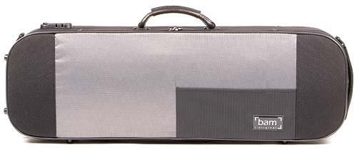 Bam Stylus 5001S 4/4 Violin Case with Black Exterior and Silver Interior