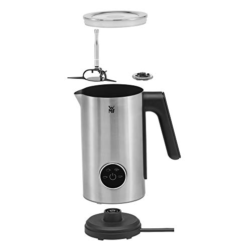 WMF Lumero Design-Milchaufschäumer elektrisch, Frappe Mixer, 100-250 ml, Touch-Display, LED-Licht, 500 Watt, für Milchschaum heià und kalt, heiÃe Milch, Milcherwärmer, edelstahl matt – Bild 4