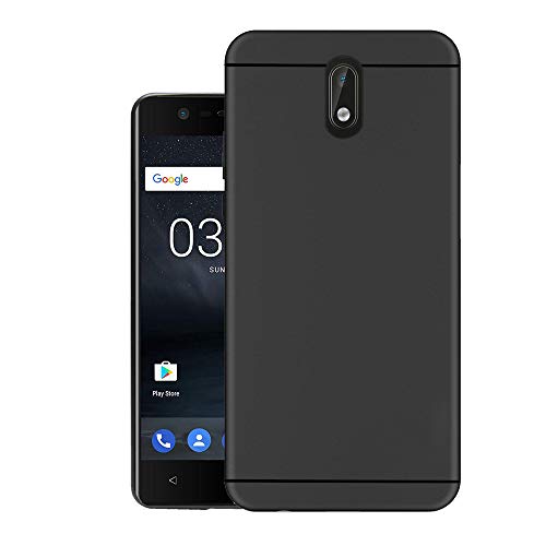 Hello Zone Exclusive Matte Finish Soft Back Case Cover for Nokia 3 - Black